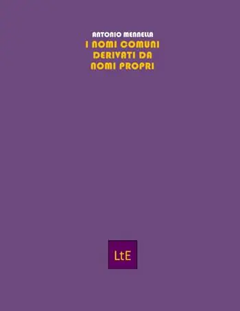 I nomi comuni derivati da nomi propri Sconto