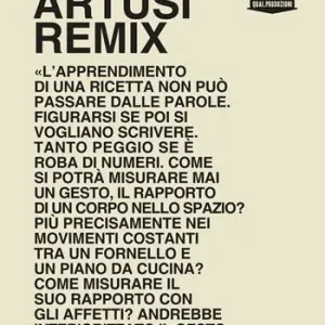Promozione Artusi remix. Viaggio nella cucina popolare italiana. Ricette e racconti
