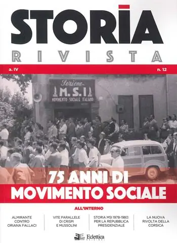 Storia Rivista (2021). Vol. 12 75 anni di movimento sociale. Prezzo Ridotto