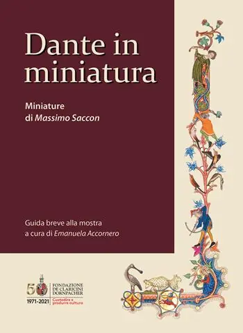 Dante in miniatura. Miniature di Massimo Saccon Prezzo Conveniente