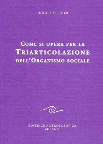 Come si opera per la triarticolazione dell‘organismo sociale. Corso per oratori Spedizione Espresso