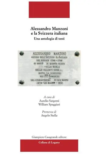Occasione Alessandro Manzoni e la Svizzera italiana. Una antologia di testi
