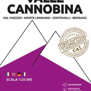 113 Valle Cannobina. Val Vigezzo, Monte Limidario, Centovalli, Brissago 1 25.000. Ediz. multilingue Scelto Dai Clienti