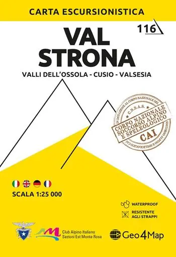 Offerta 116 Val Strona. Valli dell‘Ossola, Cusio, Valsesia 1 25.000