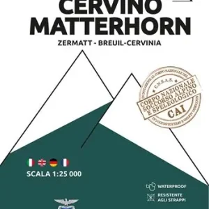 23 Cervino Matterhorn Zermatt - Breuil-Cervinia. Carta escursionistica 1 25.000 Vendita Finale