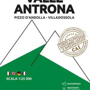 107 Valle Antrona. Pizzo d‘Andolla, Villadossola. Carta escursionistica 1 25.000 A Buon Prezzo