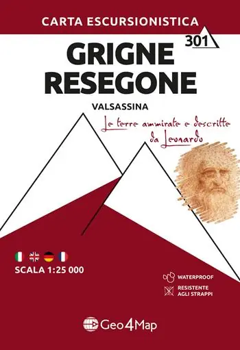 301 Grigne Resegone. Valsassina. Carta escursionistica 1 25.000 Novità