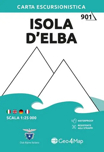 Pagamento Sicuro 901 Isola d‘Elba. Carta escursionistica 1 25.000. Ediz. multilingue