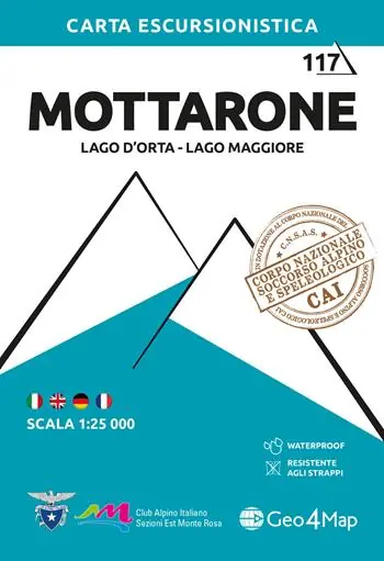 Occasione Imperdibile 117 Mottarone. Carta escursionistica 1 25.000