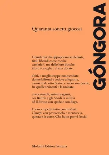Compra Online Quaranta sonetti giocosi. Ediz. italiana e spagnola