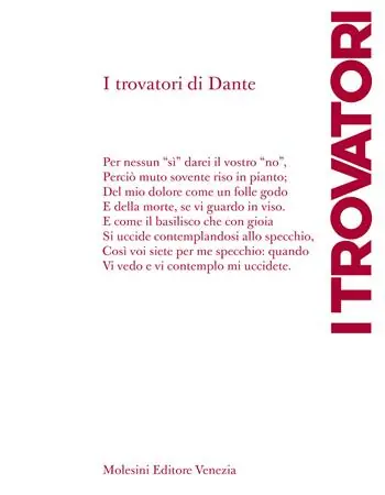 Offerta Lampo I trovatori di Dante