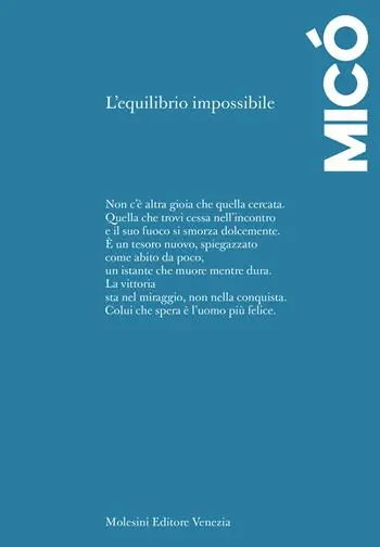 L‘equilibrio impossibile. Ediz. spagnola e italiana Non Perdere