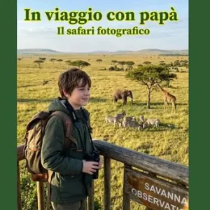 Offerta In viaggio con papà. Il safari fotografico. Con Segnalibro