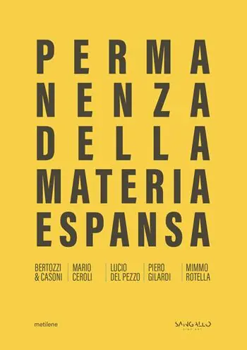 Permanenza della materia espansa Promozione
