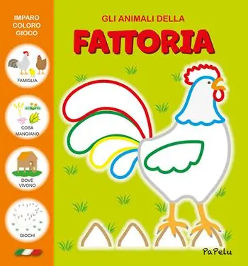 Gli animali della fattoria. Imparo coloro gioco. Ediz. a colori Ultime Pezzi