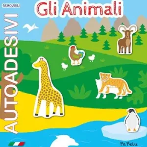 Popolare Gli animali. Autoadesivi removibili. Ediz. a colori