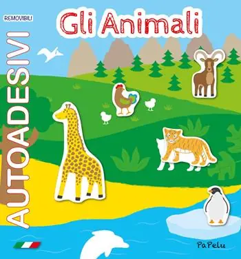 Popolare Gli animali. Autoadesivi removibili. Ediz. a colori