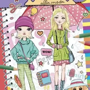 Activity book per ragazze alla moda Subito Disponibile
