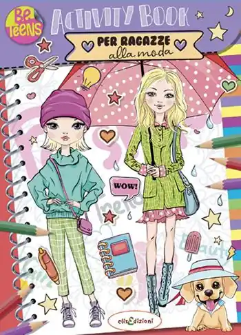 Activity book per ragazze alla moda Subito Disponibile