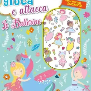 Colora gioca attacca le ballerine. Activity book con puffy stickers. Ediz. illustrata Reso Gratuito