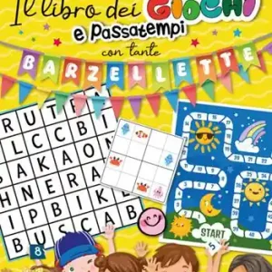 Libro dei giochi e passatempi con tante barzellette Compra Oggi Stesso