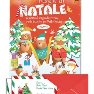 Magie di Natale. 24 giorni di magia da colorare con la letterina per Babbo Natale Spedito Oggi