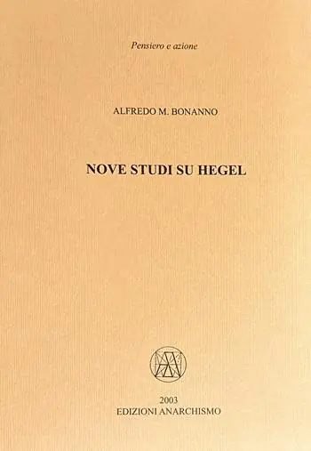 Nove studi su Hegel Occasione Imperdibile