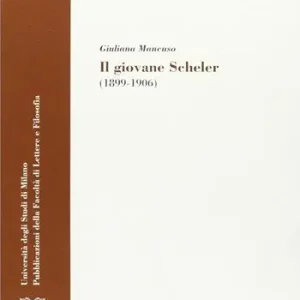 Il giovane Scheler (1899-1906) Compra Online