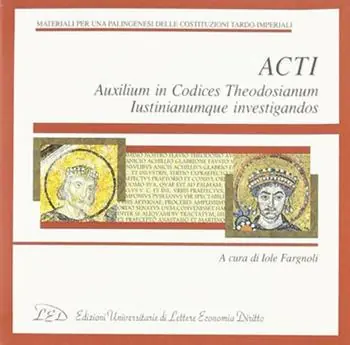 Offerta Del Giorno ACTI. Auxilium in codices theodosianum lustinianumque investigandos. CD-ROM