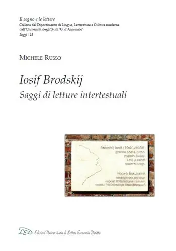 Ultimissimo Modello Iosif Brodskij. Saggi di letture intertestuali