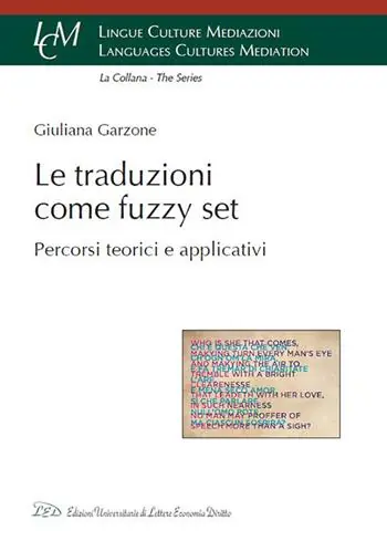 Le traduzioni come Fuzzy Set. Percorsi teorici e applicativi Direttamente Dal Produttore