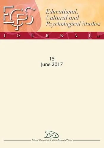 Journal of educational, cultural and psychological studies (ECPS Journal). Ediz. italiana e inglese (2017). Vol. 15 Non Perdere
