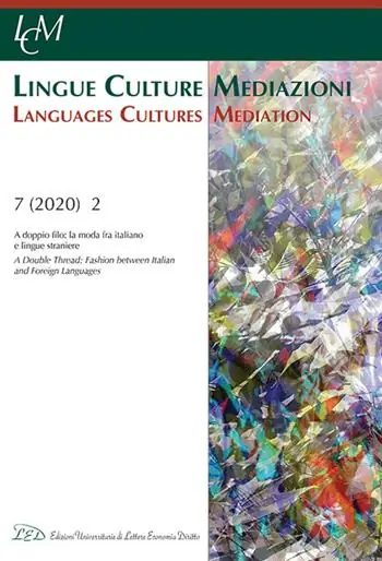 Compra Online Lingue culture mediazioni (LCM Journal) (2020). Vol. 2 A doppio filo la moda fra italiano e lingue straniere-A Double Thread Fashion between Italian and Foreign Languages