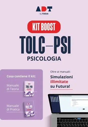 Accademia dei test. TOLC-PSI. Psicologia. Kit boost. Teoria, pratica e simulazioni illimitate 2026/2027 Ultima Occasione
