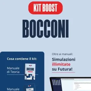 Offerta Del Giorno Accademia dei test. Bocconi. Kit boost. Teoria, pratica e simulazioni illimitate 2026/2027