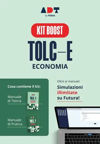 Ultime Pezzi Accademia dei test. TOLC-E. Economia. Kit boost. Teoria, pratica e simulazioni illimitate 2026/2027
