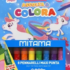 Il mondo degli unicorni magici. Ascolta e colora. Ediz. illustrata. Con 8 pennarelli. Con playlist musicale Ultime Pezzi