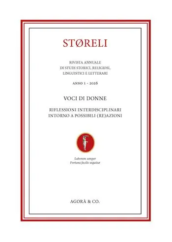 Direttamente Dal Produttore Støreli. Rivista annuale di Studi storici, religiosi, linguistici e letterari (2026). Ediz. multilingue. Vol. 1 Voci di donne riflessioni interdisciplinari intorno a possibili (re)azioni