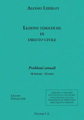 Lezioni tematiche di diritto civile. Problemi attuali Offerta