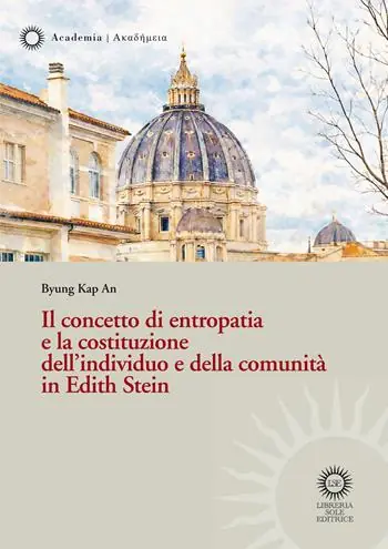 Spedito Oggi Il concetto di entropatia e la costituzione dell‘individuo e della comunità in Edith Stein
