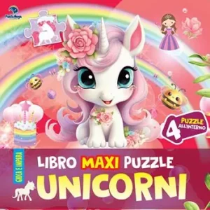 Offerta Limitata Unicorni. Libro maxi puzzle. Ediz. a colori