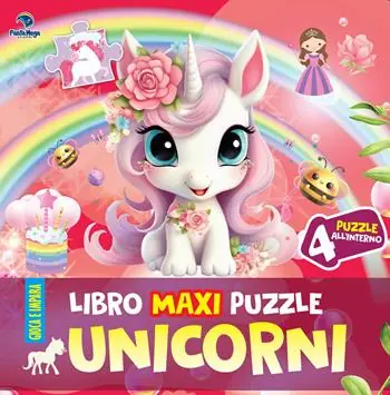 Offerta Limitata Unicorni. Libro maxi puzzle. Ediz. a colori