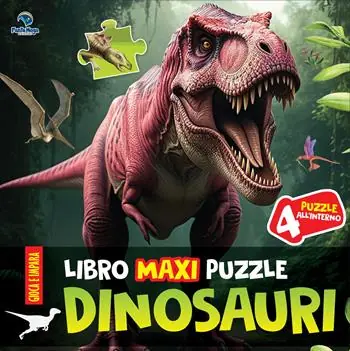 Promozione Dinosauri. Libro maxi puzzle. Ediz. a colori