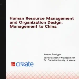 Human resource management and organization design management to China Offerta Limitata