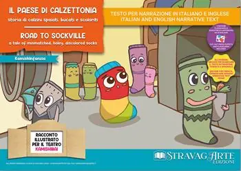 Spedizione Espresso Il paese di Calzettonia. Storia di calzini spaiati, bucati e scoloriti. Storia kamishibai. Ediz. italiana e inglese. Con QR code per traduzioni (FR/DE/ES) e materiali didattici stampabili. Con burattini da ritagliare. Con flashcards