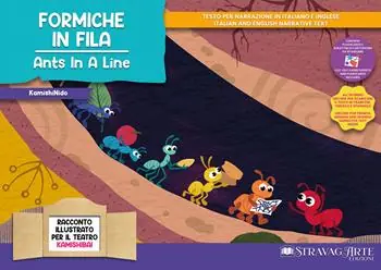 Sconto Formiche in fila. Storia kamishibai. Ediz. italiana e inglese. Con QR Code. Con burattini da ritagliare. Con flashcards