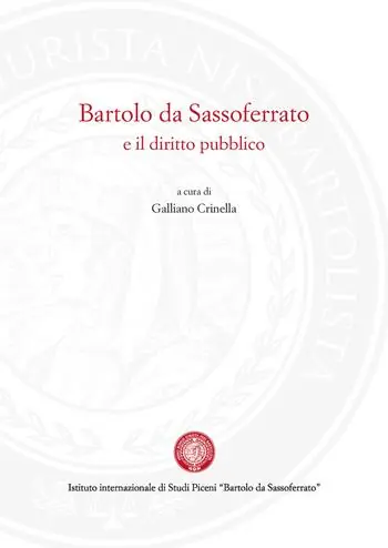 Sconto Bartolo da Sassoferrato e il diritto pubblico