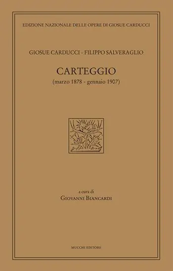 Carteggio (marzo 1878–gennaio 1907) Offerta Del Giorno