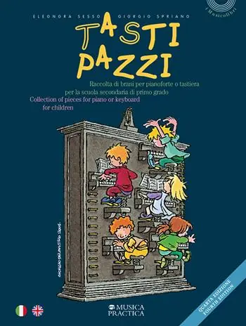 A Buon Prezzo Tasti pazzi. Raccolta di brani per pianoforte o tastiera per la scuola secondaria di primo grado-Collection of pieces for piano or keyboard for children. Ediz. bilingue