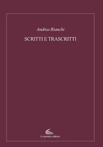 Novità Scritti e trascritti